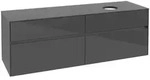 Villeroy & Boch Collaro Waschbeckenunterschrank, Waschbecken rechts, 4 Ausz&uuml;ge,
