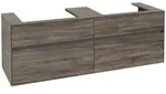 Villeroy & Boch Collaro Waschbeckenunterschrank, f&uuml;r 2 Waschbecken, 1600x548x500mm,