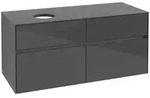 Villeroy & Boch Collaro Waschbeckenunterschrank, Wandmontage, 4 Ausz&uuml;ge SoftClose,