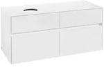 Villeroy & Boch Collaro Waschbeckenunterschrank, Wandmontage, 4 Ausz&uuml;ge...