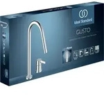 Ideal Standard Gusto 2-Loch-Einhebel-K&uuml;chenarmatur, hoher Auslauf,...