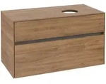 Villeroy & Boch Collaro Waschbeckenunterschrank, wandh&auml;ngend, 2 Ausz&uuml;ge,