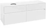 Villeroy & Boch Collaro Waschbeckenunterschrank, 4 Ausz&uuml;ge, Waschbecken links,