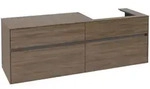 Villeroy & Boch Collaro Waschbeckenunterschrank, Wandmontage, 4 Ausz&uuml;ge...