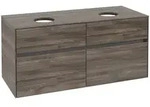 Villeroy & Boch Collaro Waschbeckenunterschrank, 4 Ausz&uuml;ge, f&uuml;r 2 Waschbecken,
