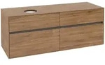 Villeroy & Boch Collaro Waschbeckenunterschrank, 4 Ausz&uuml;ge, Waschbecken links,