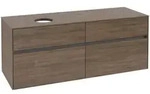 Villeroy & Boch Collaro Waschbeckenunterschrank, 4 Ausz&uuml;ge, Waschbecken links,