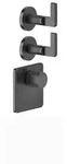 Gessi Inciso- Fertigmontage-Set f&uuml;r 3/4 Hochleistungs Unterputz-Thermostat,