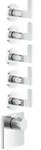 Gessi Inciso- Fertigmontage-Set f&uuml;r 3/4 Hochleistungs Unterputz-Thermostat,