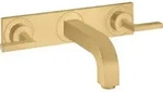 hansgrohe AXOR Citterio 3-Loch Waschtischarmatur Unterputz, Auslauf 222mm,