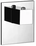 Gessi Rettangolo, Fertigmontageteile f&uuml;r 3/4 Hochleistungs Unterputzthermostat,