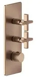 Gessi Inciso+ Fertigmontage-Set f&uuml;r 3/4 Hochleistungs Unterputz-Thermostat, eine