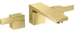 hansgrohe AXOR Edge 3-Loch Waschtischarmatur Unterputz, Wandmontage, Auslauf...