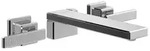 Villeroy & Boch Mettlach Dreiloch-Waschtischarmatur, Ausladung 215mm, ohne