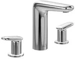 Villeroy & Boch Antao Dreiloch-Waschtischarmatur, Ausladung 115mm, mit Push-Open
