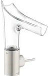 hansgrohe AXOR Starck V Einhebel-Waschtischmischer 140 mit Glasauslauf und