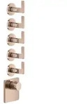 Gessi Inciso- Fertigmontage-Set f&uuml;r 3/4 Hochleistungs Unterputz-Thermostat,