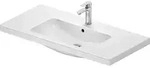 Duravit D-Code Waschtisch, mit Hahnloch und &Uuml;berlauf, 1000 &times; 480 &times; 165 mm,...