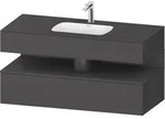 Duravit Collection One Einbauwaschtisch mit Konsolenwaschtischunterbau,