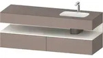 Duravit Collection One Einbauwaschtisch mit Konsolenwaschtischunterbau,