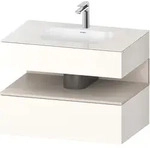 Duravit Collection One Einbauwaschtisch mit Konsolenwaschtischunterbau,
