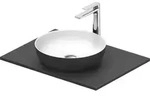 Duravit Sivida Waschtisch Set rund inklusive Konsole 680x500x123mm, 268012FI00,