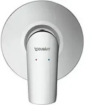 Duravit No.1 Brausemischer, Unterputz, mit Grundk&ouml;rper, rund, 1 Verbraucher,