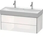Duravit XSquare Waschtischunterbau wandh&auml;ngend, 2 Schubk&auml;sten, 984x397x460mm,