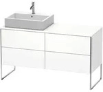 Duravit XSquare Konsolenwaschtischunterbau freistehend, 4 Ausz&uuml;ge, Becken...