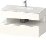 Duravit Collection One Einbauwaschtisch mit Konsolenwaschtischunterbau,