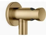 Dornbracht Wandanschlussbogen mit integriertem Brausehalter, runde Rosette 60mm,