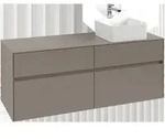 Villeroy & Boch Collaro Waschbeckenunterschrank, 4 Ausz&uuml;ge, Waschbecken rechts,