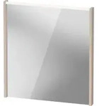 Duravit D-Code Spiegel, LED-Lichtfeld oben, 650x700mm, externer Lichtschalter