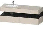 Duravit Collection One Einbauwaschtisch mit Konsolenwaschtischunterbau,
