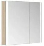 KEUCO SOMARIS Spiegelschrank Wandvorbau 2-t&uuml;rig, asymetrisch, 800mm,...