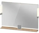 Duravit Sivida Spiegel, chrom, 1050x36x650mm, Aufsatzleuchte, Sensorschalter,