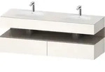 Duravit Collection One Einbauwaschtisch mit Konsolenwaschtischunterbau,