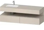 Duravit Collection One Einbauwaschtisch mit Konsolenwaschtischunterbau,