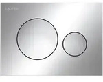 LAUFEN INEO Bet&auml;tigungsplatte Moon, f&uuml;r WC-Element, Zweimengenbet&auml;tigung,
