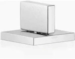 Dornbracht MEM Seitenventil, linksschlie&szlig;end, warm, mit Hammerschlag Struktur,