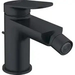 Duravit Wave Einhebel-Bidetmischer, Ausladung 128 mm, mit Ablaufgarnitur,