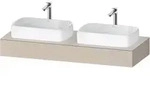 Duravit Collection One Konsole, 1400x550x170mm, Ausschnitt links u. rechts,