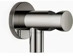Dornbracht Wandanschlussbogen mit integriertem Brausehalter, runde Rosette 60mm,