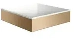 hansgrohe AXOR Suite Aufsatzwaschtisch, eckig, 400x400mm, mit Metallrahmen, ohne