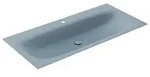 KEUCO EDITION 11 ART Einbauwaschtisch aus Stahl-Emaille, 1206x4x493mm, mit 1