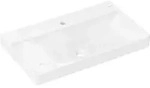 hansgrohe Xelu Q Waschtisch mit Ablage links, 2 Hahnl&ouml;cher, ohne &Uuml;berlauf,