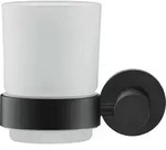 Duravit D-Code Zahnputzbecher, wandh&auml;ngend, links, 0099194600, Farbe: Schwarz...