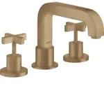 hansgrohe AXOR Citterio 3-Loch Wannenrandarmatur, Kreuzgriffe, 39436140, Farbe:
