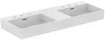 Ideal Standard Extra Doppel-Waschtisch, je 3 Hahnl&ouml;cher, mit &Uuml;berlauf,...