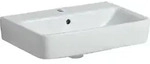 Geberit Renova Compact Waschtisch, 550x370mm, 226155600, Farbe: Wei&szlig;, mit KeraTect